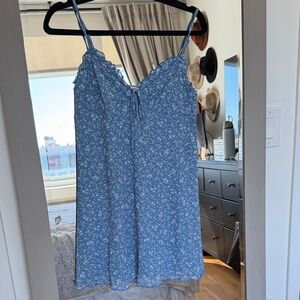 American Eagle Outfitters Blue Shift Dress